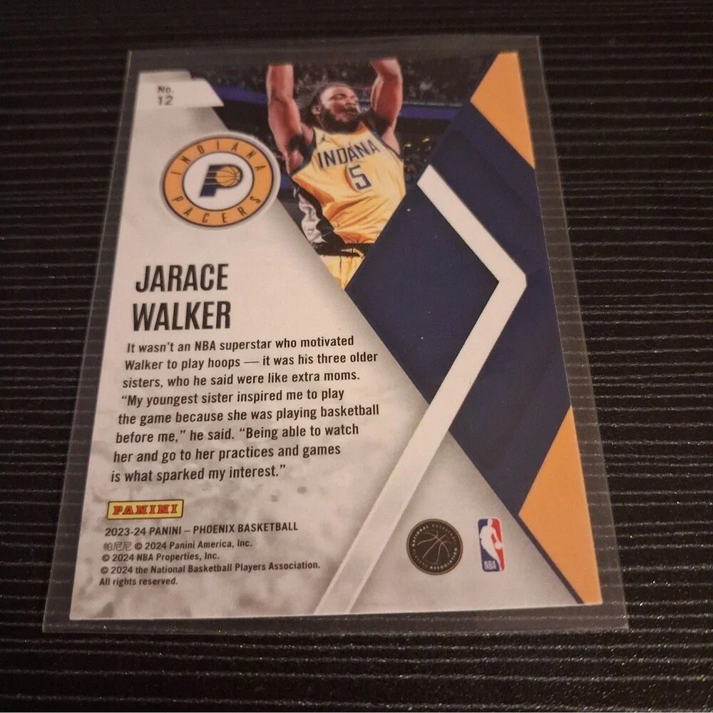 2023-24 Panini Phoenix - Instant Phenom Jarace Walker #12 Silver (RC)
